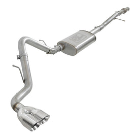 aFe Vulcan Series 3in 304SS Exhaust Cat-Back w/Pol Tip 2019 GM Silverado/Sierra 1500 V6-4.3L/V8-5.3L 49-34106-P