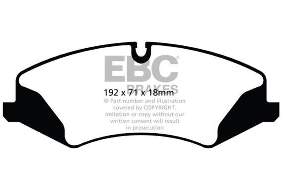 EBC Green Stuff Front Brake Pads for 14+ Land Rover LR4 3.0L Supercharged DP62123