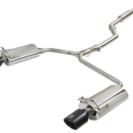 AFE Takeda 2-1/2" to Dual 1-3/4" SS Exhaust w/ Black For Honda Accord 13-17 2.4L 49-36605-B