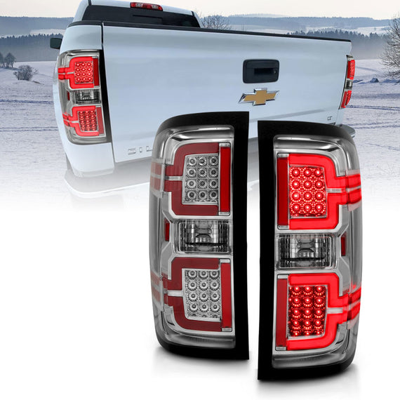 ANZO LED TAILLIGHTS FITS 2014-2018 CHEVY SILVERADO 1500 311291 311291
