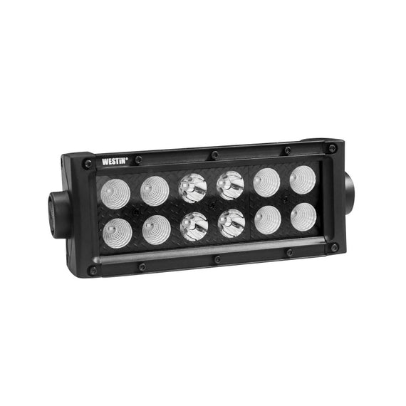 Westin B-FORCE LED Light Bar Double Row 6 inch Combo w/3W Cree - Black 09-12212-12C