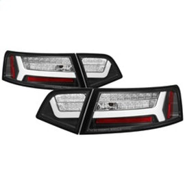 Spyder 09-12 Audi A6 LED Tail Lights - Black (ALT-YD-AA609-LED-BK) 5085160