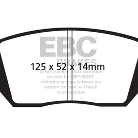 EBC 04-05 Buick Terraza 3.5 FWD Yellowstuff Rear Brake Pads DP41737R