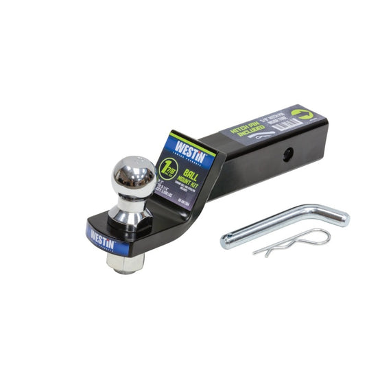 Westin Ball Mount Kit 2in Drop 8 1/4in Length w/ 1 7/8in Ball - Black 65-691304