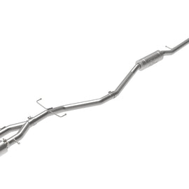 aFe Takeda 2.5in 304SS Cat-Back Exhaust System 17-20 Honda Civic SI Coupe L4-1.5L (t) - Polished Tip 49-36620-P