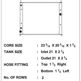 CSF 09-13 for Cadillac CTS-V Radiator - 8028 8028