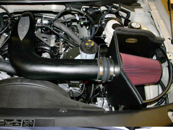 Airaid 04-08 Ford F-150 5.4L (24v Triton) CAD Intake System w/ Tube (Oiled / Red Media) 400-140-2