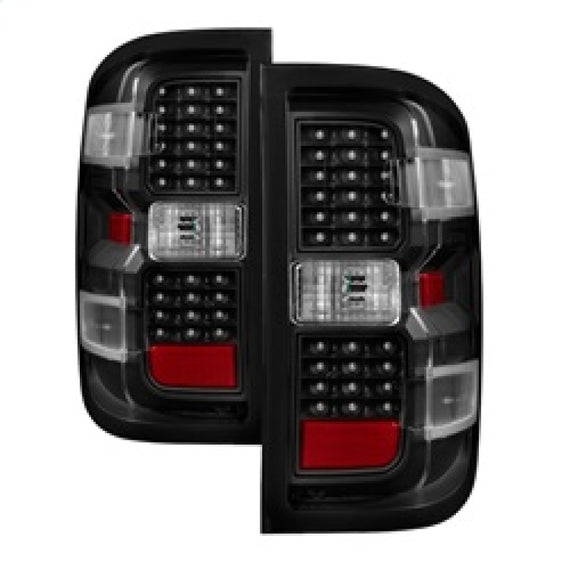 xTune Chevy 1500 14-16 / Silverado 2500HD/3500HD LED Tail Lights - Black ALT-JH-CS14-LED-BK 9036545