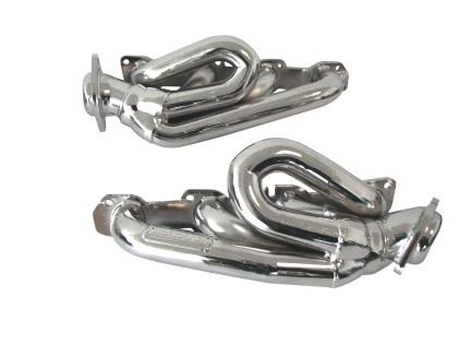 BBK for 09-14 Dodge Ram 5.7 Hemi Shorty Tuned Length Exhaust Headers - 1-3/4 Silver Ceramic 40140