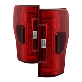 Spyder 17-18 Ford F-250 SD (w/Blind Spot Sens) LED Only Tail Lights - Red Clr (ALT-YD-FS17BS-LED-RC) 5085634