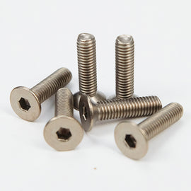 NRG Titanium Silver Steering Wheel Screw Kit Upgrade- Conical SWS-100TI