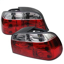 Spyder Red Clear Cyrstal Tail Lights for 95-01 BMW 7 Series E38 - 5000651 5000651