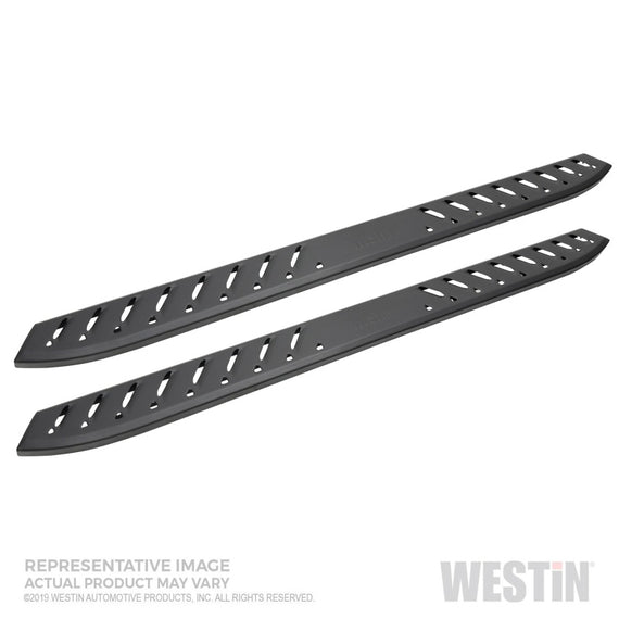 Westin 2019 Chevrolet Silverado/Sierra 1500 Crew Cab Thrasher Running Boards - Textured Black 28-81265