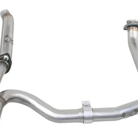 aFe Power Twisted Steel Loop Delete D/P & Y-Pipe SS 2in/2.5in 12-14 Jeep Wrangler (JK) V6 3.6L 48-46210