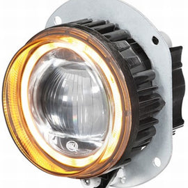 Hella 90mm LED L4060 High Beam Module w/ Indicator w/o Pulse Generator 011988071