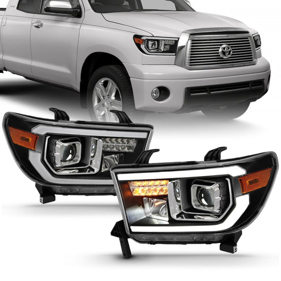 Anzo Halogen Projector Light Bar Headlights for 07-13 Tundra / 08-16 Sequoia 111447