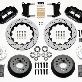 Wilwood Narrow Superlite 6R Front Hub Kit 14.00in Drilled 67-69 Camaro 64-72 Nova Chevelle 140-9804-D