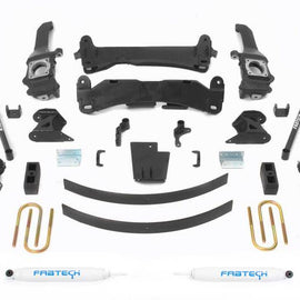 Fabtech 05-14 Toyota Tacoma 4WD/ 2WD 6 Lug Models Only 6in Basic Sys w/Perf Shks K7019