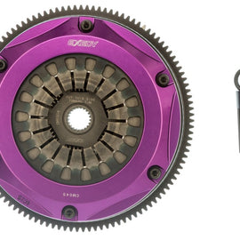 Exedy 1991-1992 Toyota Supra Hyper Twin Cerametallic Clutch Sprung Center Disc Pull Type Cover TM032SD