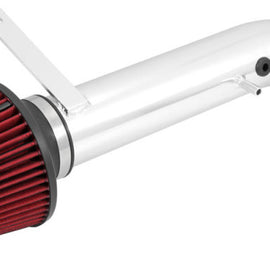 Spectre 92-00 Honda Civic L4-1.6L F/I Air Intake Kit - Polished w/Red Filter 10146