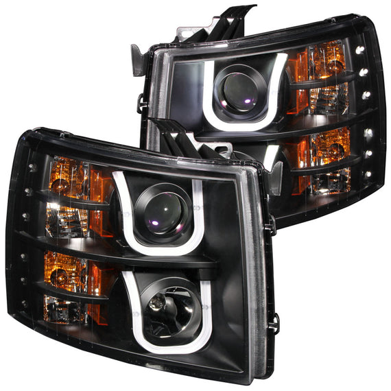 Anzo 111281 Pair of Projector Headlights for 07-14 Silverado 1500/2500HD/3500HD 111281