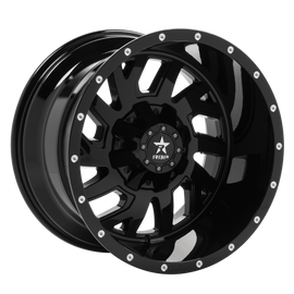 RBP 65R Glock 20x12 8x165.1/170 BP / 4.75 BS -44mm Offset 129mm CB (Hub Centric) Gloss Black Wheel 65R-2012-77-44FB