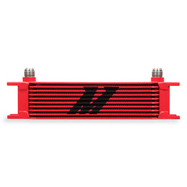 Mishimoto Universal 10 Row Oil Cooler - Red MMOC-10RD