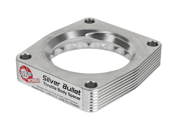 aFe Silver Bullet Throttle Body Spacer TBS 17-19 Nissan Patrol (Y61) I6-4.8L 46-36009