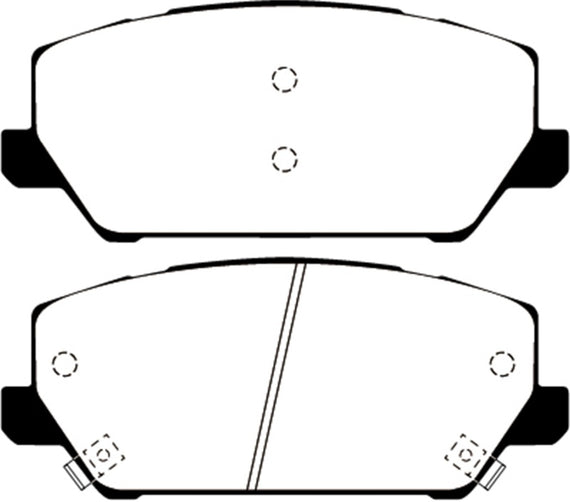 EBC 2019+ Hyundai Veloster Turbo N (2nd Gen) 2.0L Ultimax Front Brake Pads UD2211