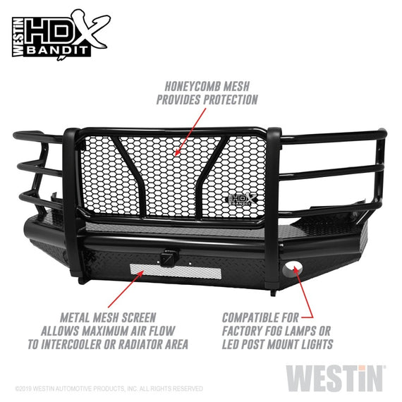 Westin/HDX Bandit 11-16 Ford F-250 / F-350 Front Bumper - Black 58-31115