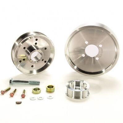 BBK 3PC UNDERDRIVE PULLEY KIT LIGHTWEIGHT FOR 1997-2004 F150/EXPEDITION 4.6 5.4 15550