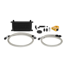 Mishimoto Thermostatic Oil Cooler Kit - Black for 08-14 Subaru WRX MMOC-WRX-08TBK