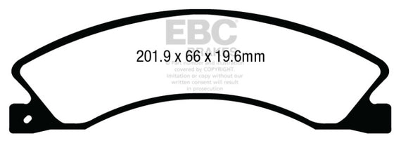 EBC 12+ Nissan NV 1500 Extra Duty Rear Brake Pads ED93021