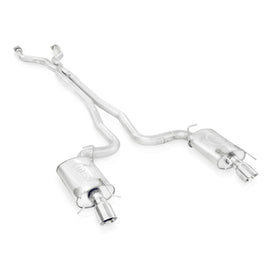 Stainless Works 2009-15 Cadillac CTS-V Wagon 3in Catback System X-Pipe S-Tube Mufflers 4in Tips CTSV9WGCB