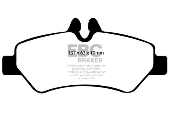 EBC 07+ Dodge Sprinter 2500 Ultimax2 Rear Brake Pads UD1317