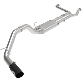 aFe MACHForce XP Exhausts Cat-Back SS-409 Nissan Titan XD 16-19 V8-5.6L - Black 49-46135-B