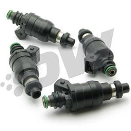 DeatschWerks Set of 4 800cc Low Impedance Injectors for Mitsubishi Eclipse (DSM) 4G63T 95-99 and EVO 8/9 4G63T 03-06