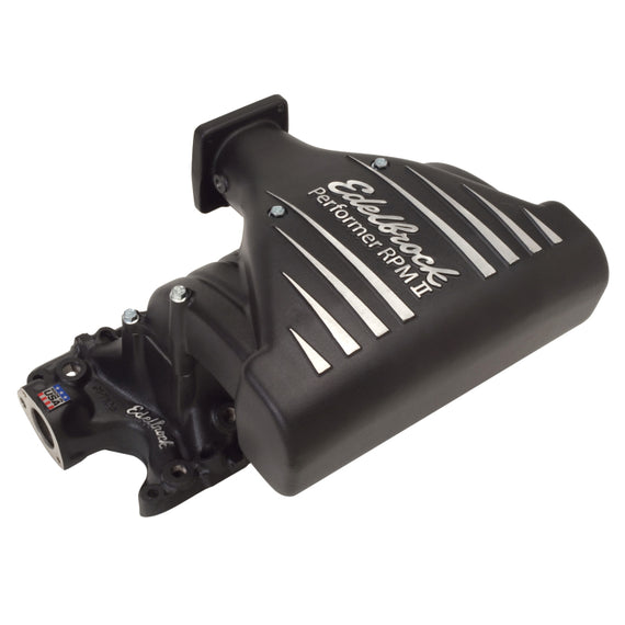 Edelbrock Intake Manifold Ford Mustang 5 0L Performer RPM II Manifold Black Finish 71233