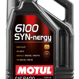 Motul 6100 SYN-NERGY 5W30 - 5L - Technosynthese Engine Motor Oil 107972