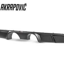 AKRAPOVIC REAR CARBON FIBER DIFFUSER GLOSS FOR 16-17 PORSCHE 911 TURBO/TURBO S DI-PO/CA/4/G