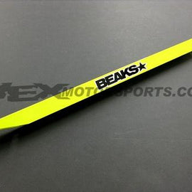 Beaks - Lower Subframe Tie Bar - 00+ Honda S2000 - Hyper Yellow