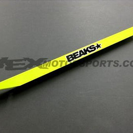 Beaks - Lower Subframe Tie Bar - 06+ Honda Civic - Hyper Yellow