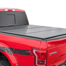 Rough Country Toyota Hard Tri-Fold Bed Cover (16-18 Tacoma - 5' Bed w/Cargo Mgmt)