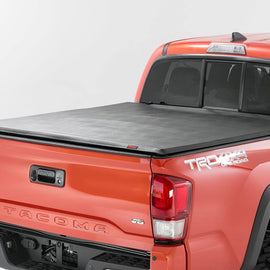 Rough Country Soft Tri-Fold Tonneau Bed Cover (5-foot Bed w/ Cargo Management System)