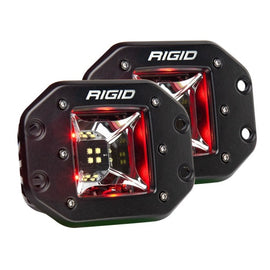 Rigid Industries Radiance 3in Red Backlight - Flush Mount - Pair 68212