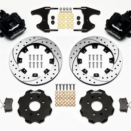 Wilwood Combination Parking Brake Rear Kit 12.19in Drilled Civic / Integra Drum 2.46 Hub Offset 140-10209-D