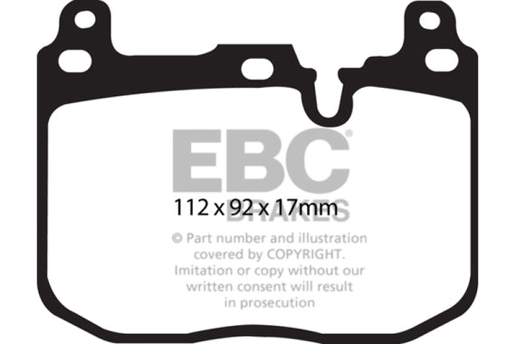 EBC Yellowstuff Street And Track Brake Pads DP42130R DP42130R