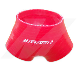 MISHIMOTO Throttle Body Hose Red Silicone 00-02 Audi S4 B5 MMHOSE-AUD-TBRD