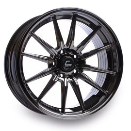 COSMIS RACING R1 18X10.5 +30MM 5X114.3 BLACK CHROME Wheel/Rim