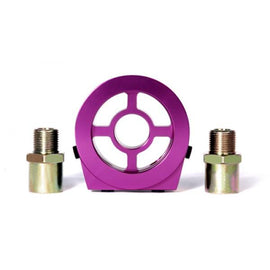 BLOX Racing Oil Filter Block Adapters Purple